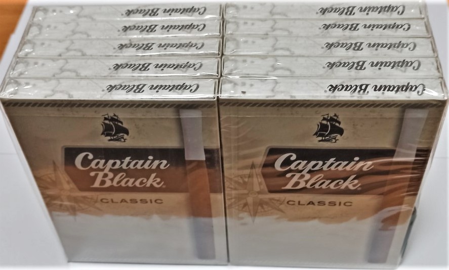captain black black king size premium cut cigarettes Captain Black Classic