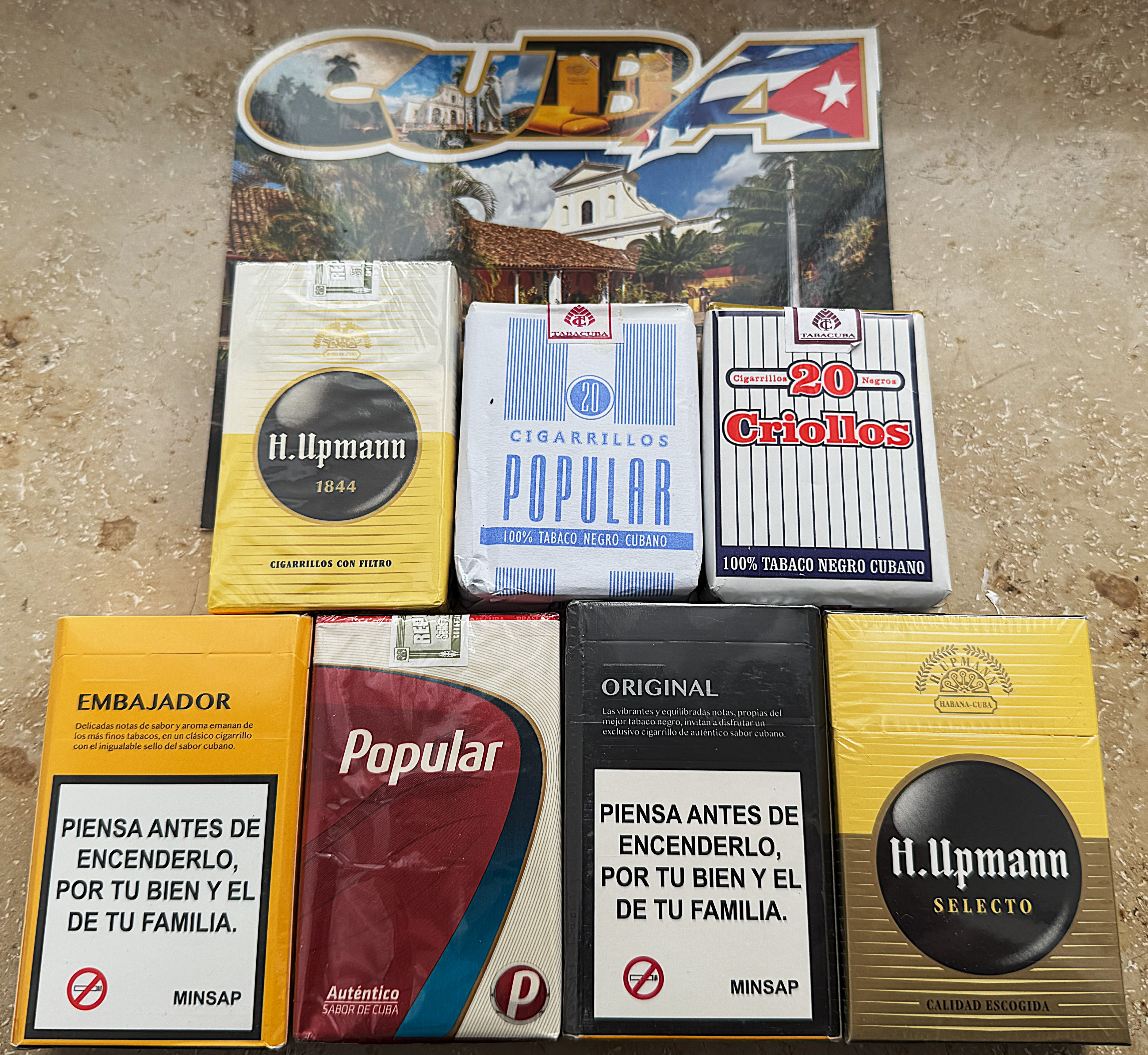 cuban cigarettes brands Cuba 7MIX