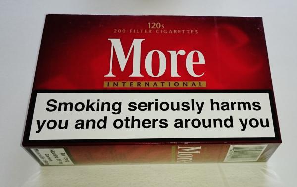 more cigarettes price More Red cigarettes