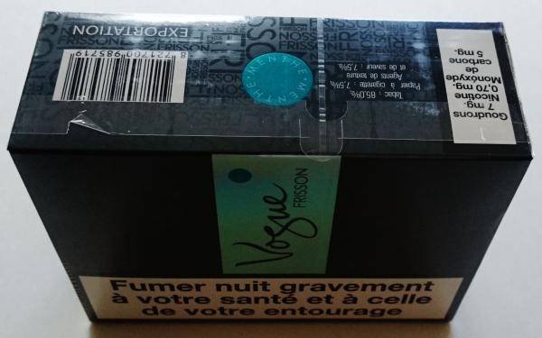 where sells vogue cigarettes Vogue Frisson Menthe Cigarettes